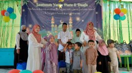 TK Pembina untuk konsisten menyelenggarakan kegiatan santunan kepada sesama. (Dok. Pribadi)